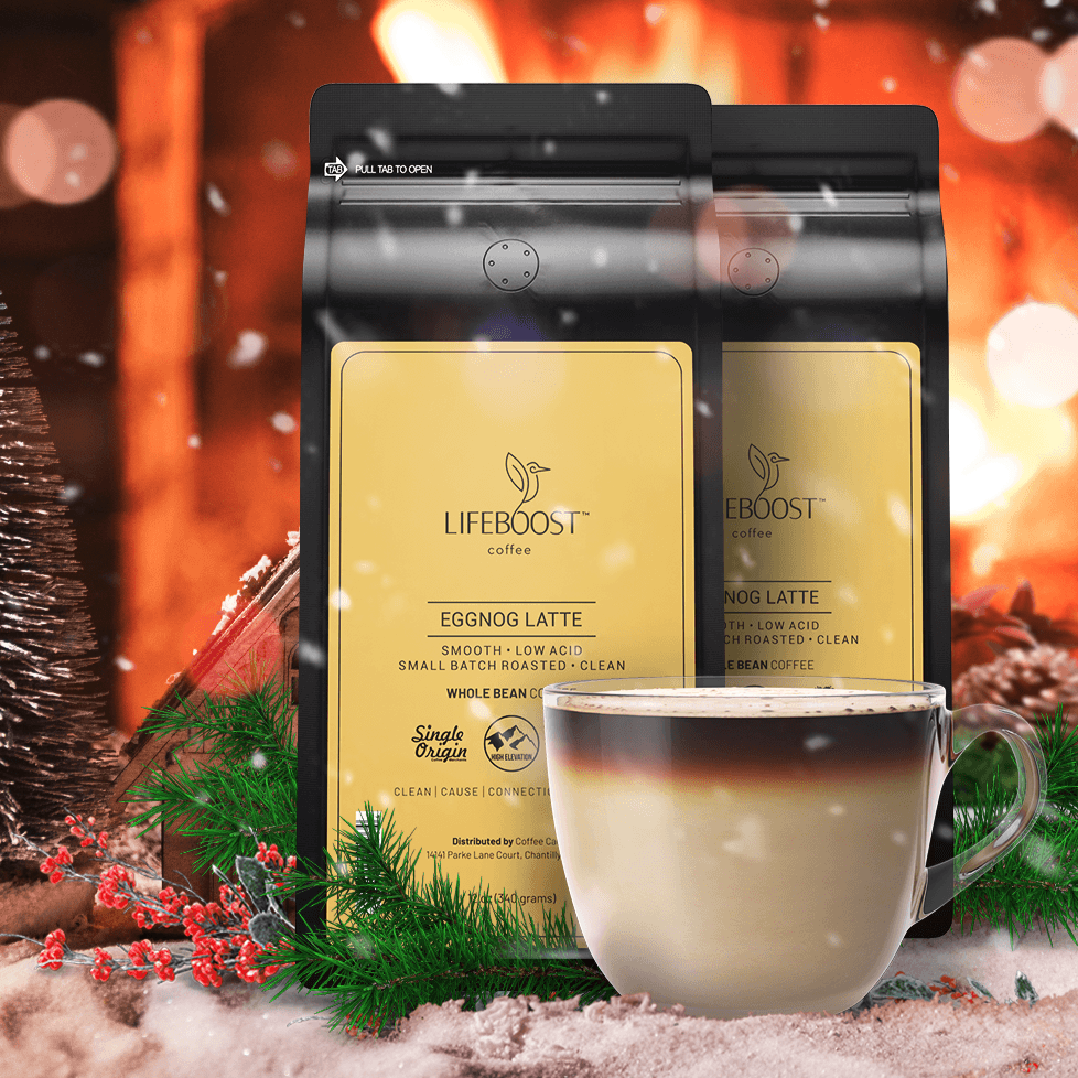 Eggnog Latte | Lifeboost Coffee