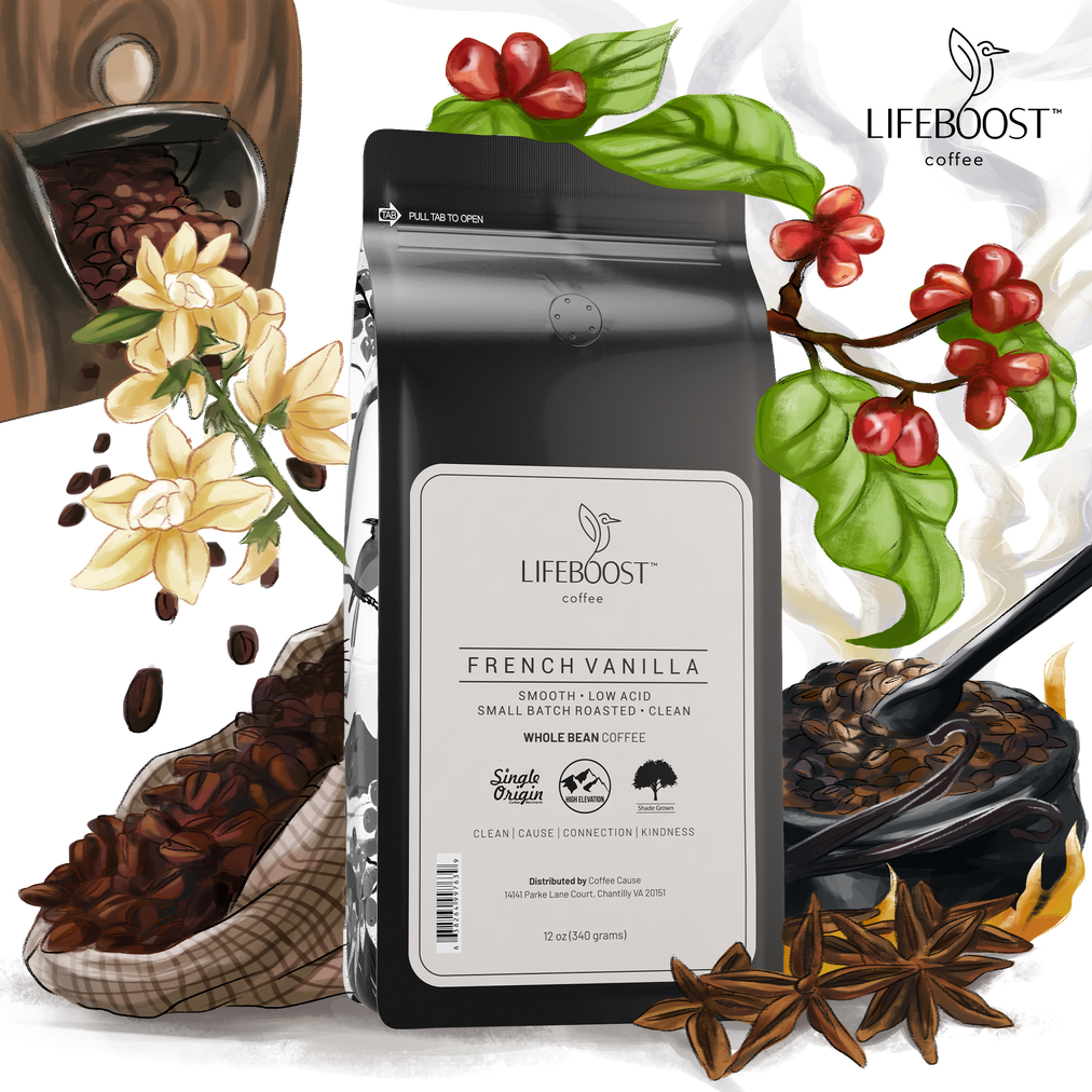 French Vanilla Coffee AllNatural, FlavorRich, Ethically Grown