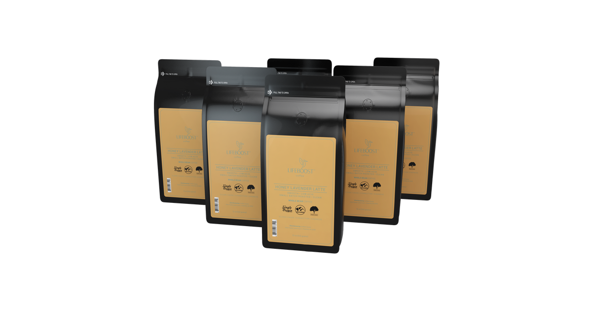 Honey Lavender Latte | Lifeboost Coffee