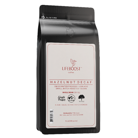 1x  Hazelnut Medium Decaf - Lifeboost Coffee
