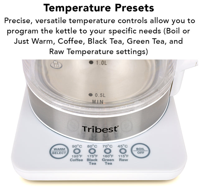 Tribest Glass Electric Brewing System - Lifeboost Coffee