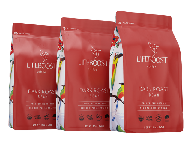 3x Embolden Dark Roast Coffee 12 oz Bag - Healthy Coffee 50% OFF ot2e-s - Lifeboost Coffee