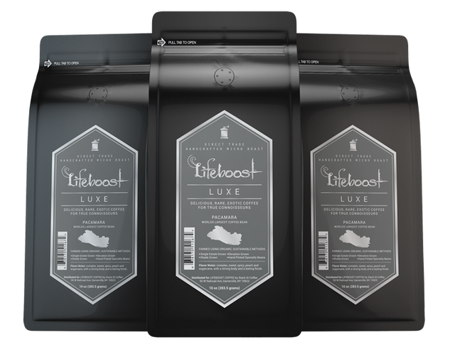 3x Pacamara Limited Collection - Lifeboost Coffee