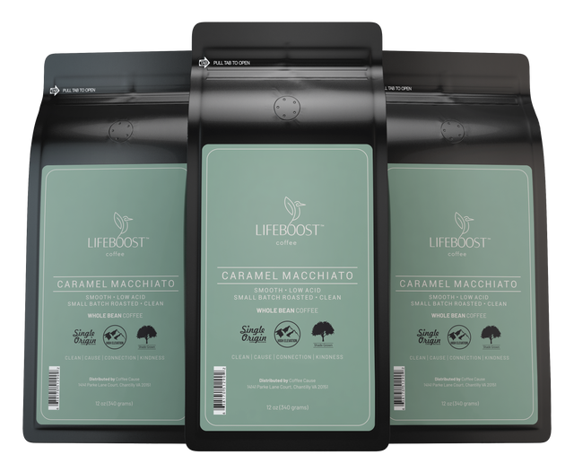 3x Caramel Macchiato - Bundle - Lifeboost Coffee