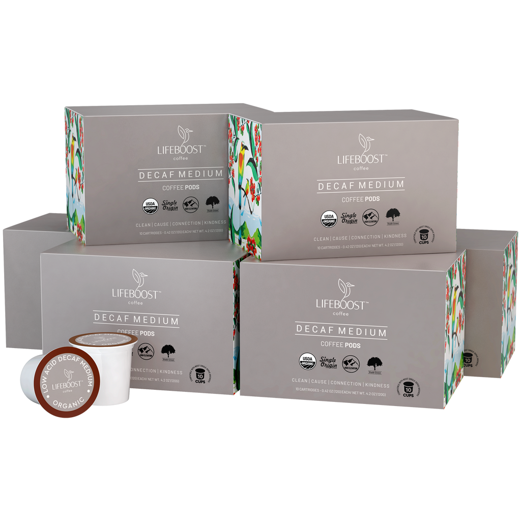 Medium Roast Decaf Coffee Pods