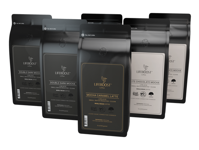 6x Chocolate Lovers combo-SP - Lifeboost Coffee