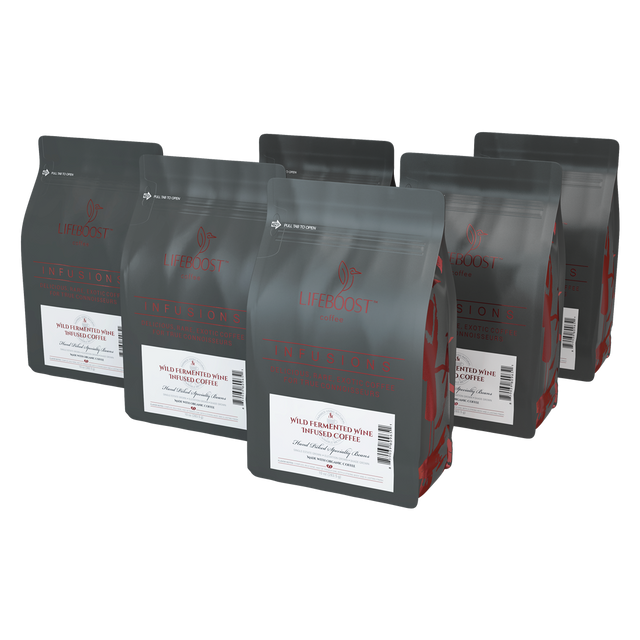 Wild Fermented Wine Infused Coffee - Lifeboost Coffee