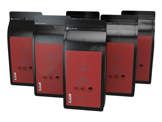 6x Single Origin Specialty, Patriot Coffee 12 oz Bag - Bundle - Lifeboost Coffee