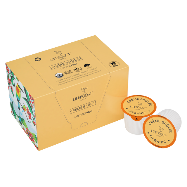 Flavored Coffee Pods - Lifeboost Coffee