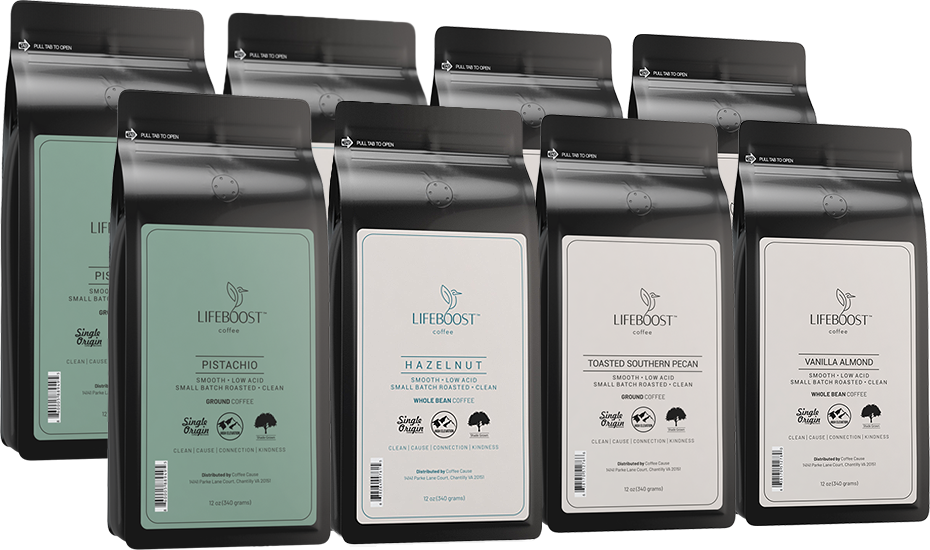 Nut Lovers Quartet | Lifeboost Coffee