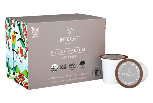 Recyclable Medium Decaf Pods