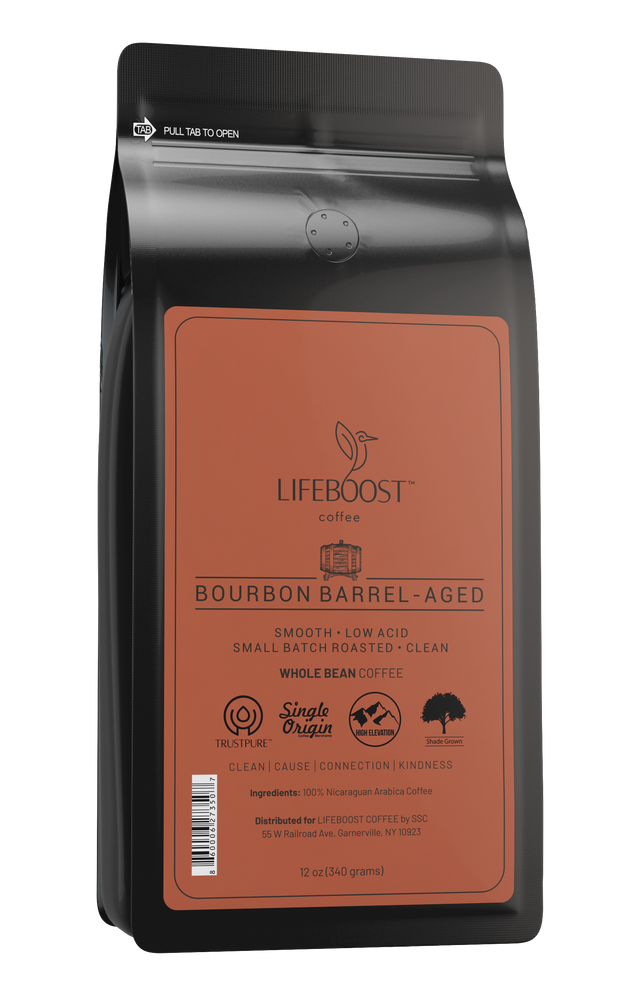 1x Bourbon Barrel - Lifeboost Coffee