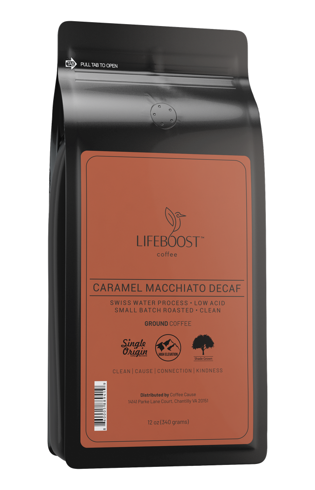 1x Caramel Macchiato Decaf - Lifeboost Coffee