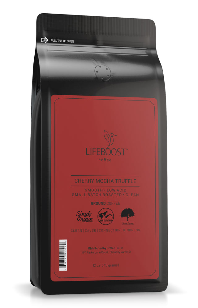 1x Cherry Mocha Truffle - Lifeboost Coffee