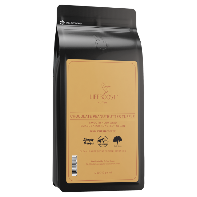 Pure Flavor Chocolate Peanut Butter Truffle Lifeboost Coffee