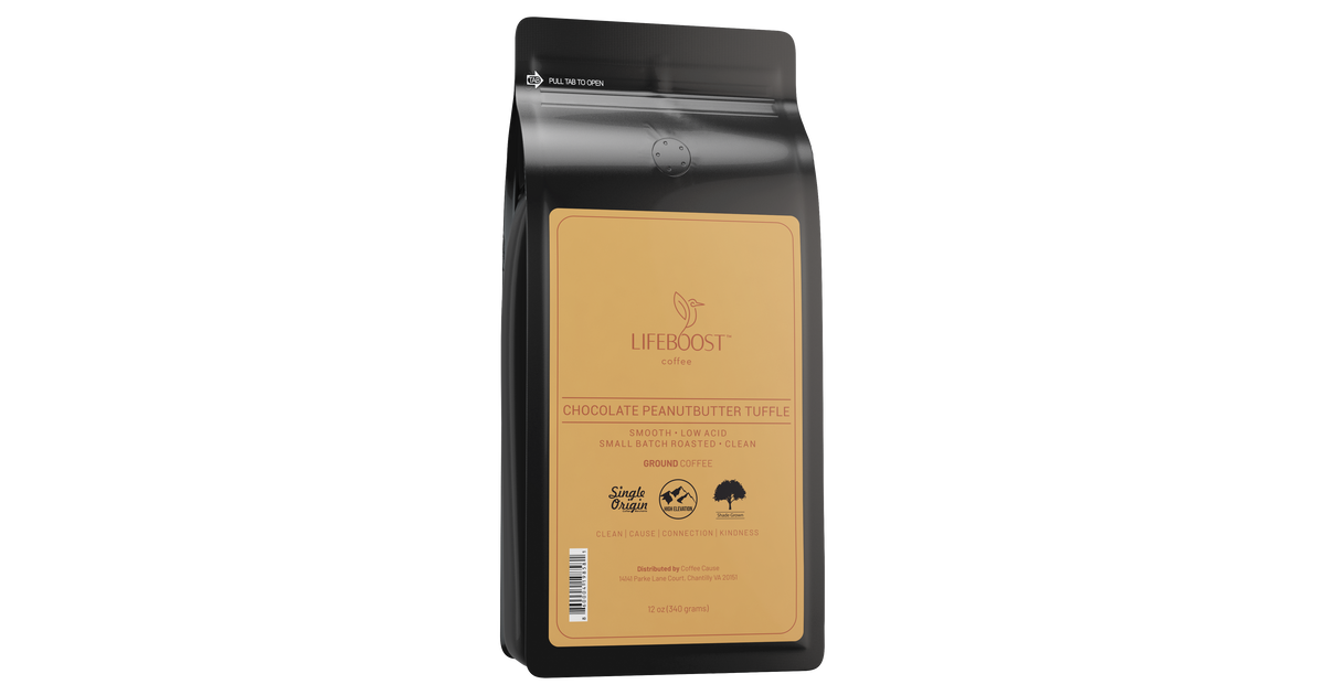 Chocolate Peanut Butter Truffle | Lifeboost Coffee