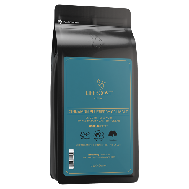 Cinnamon Blueberry Crumble - Lifeboost Coffee