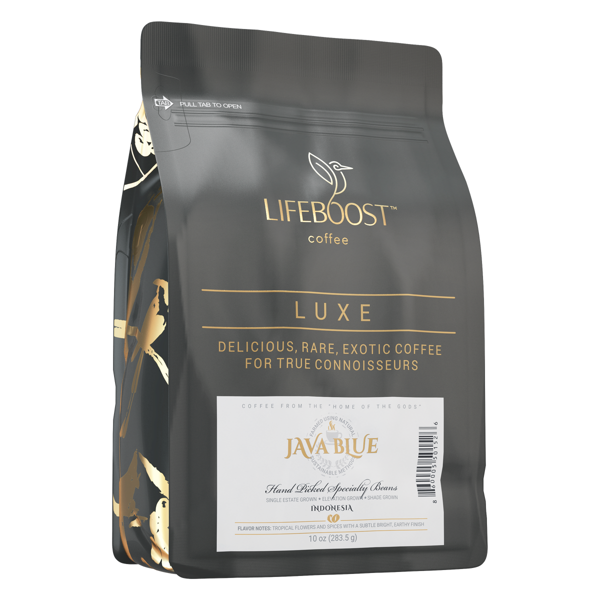Java Blue - Premium, Luxurious, Rare, Delight | Lifeboost Coffee