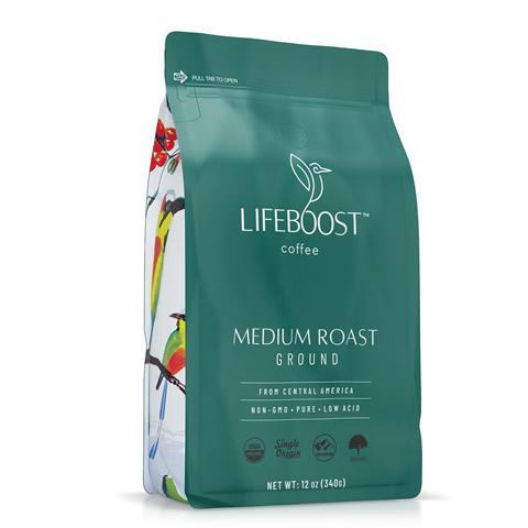1x, Single Origin Medium Roast - Lifeboost Coffee
