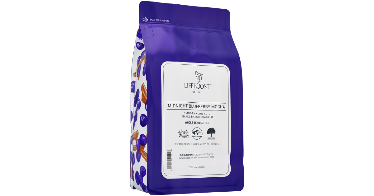 Midnight Blueberry Mocha | Lifeboost Coffee