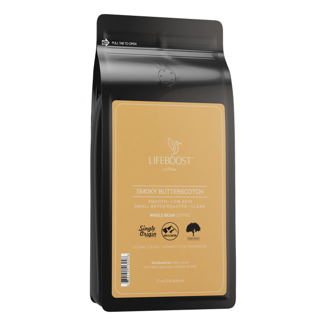 Smoky Butterscotch - Lifeboost Coffee