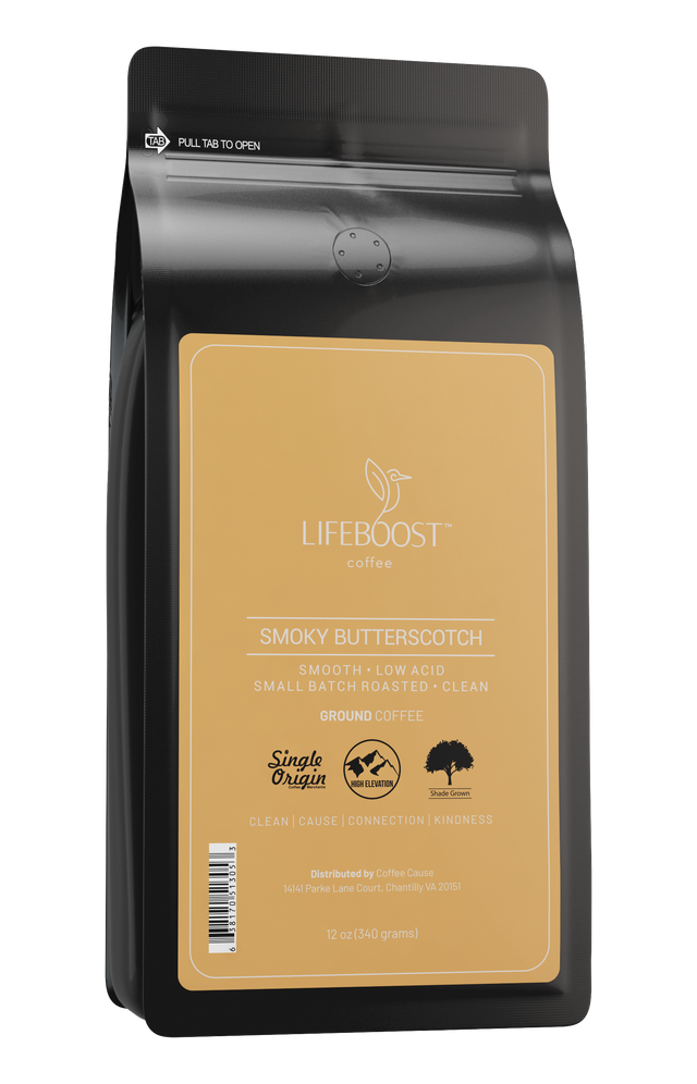 1x Smoky Butterscotch - Lifeboost Coffee