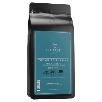 raw life factory 初期　白 rawlifefactory White Russian | Lifeboost Coffee