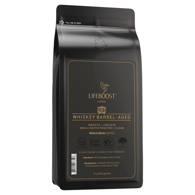 Whiskey Barrel - Lifeboost Coffee