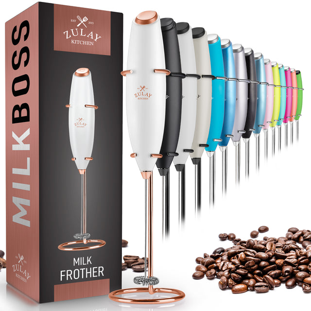 How To Use The Zulay Kitchen Milk Boss Handheld Frother! 
