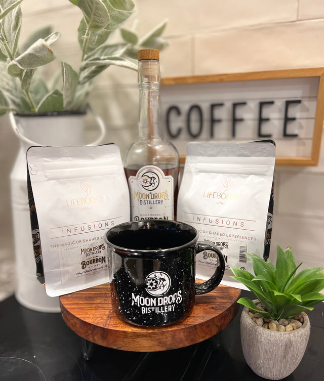 Moon drops Bourbon Infused Coffee - Lifeboost Coffee