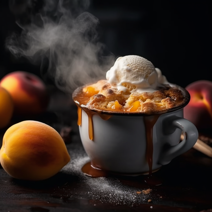 Bourbon Peach Cobbler | Lifeboost Coffee