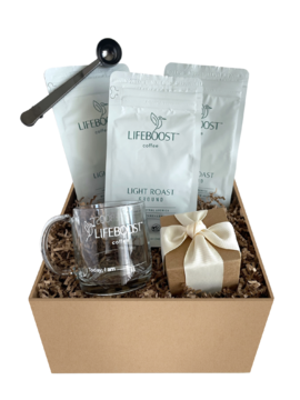 Giftbox - 3 Bags - Lifeboost Coffee