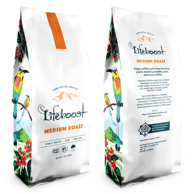 1x  Medium Roast - Lifeboost Coffee