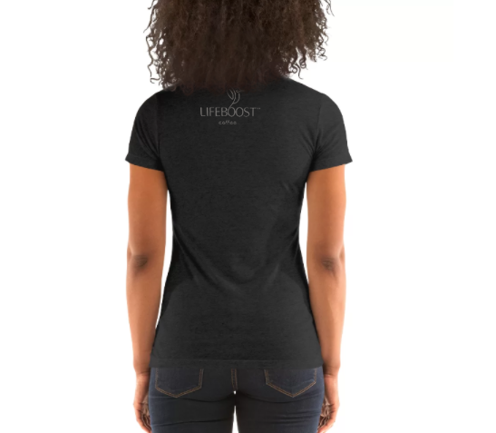 Ladies' short sleeve t-shirt - Lifeboost Coffee